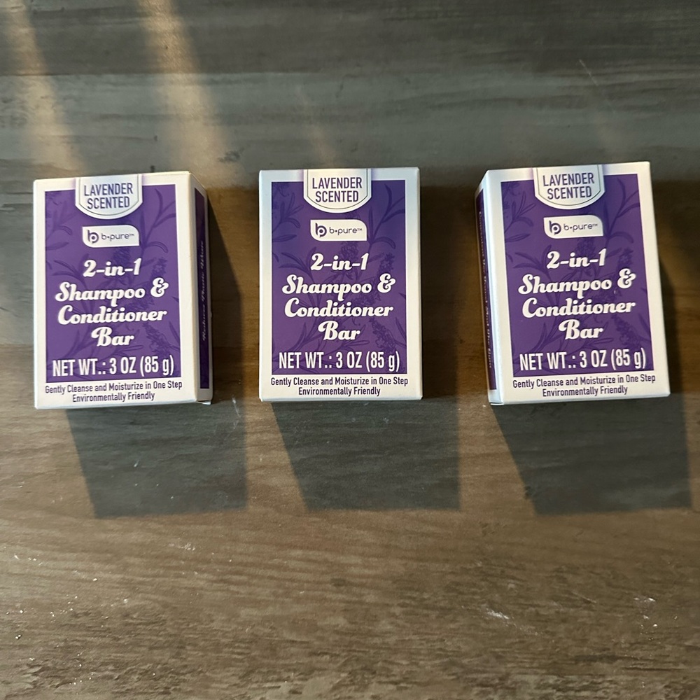 Lavender Scented 2 in 1 Shampoo‎ and Conditioner Bar X3 NEW